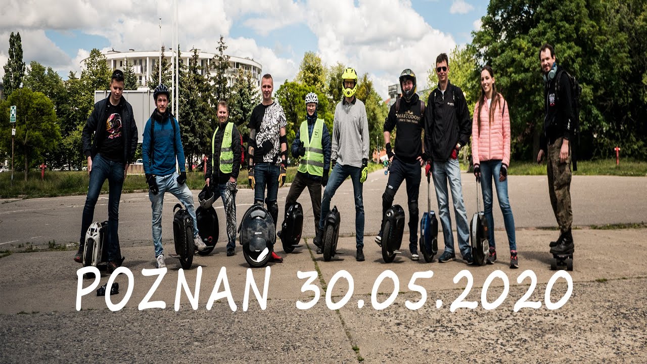 Zlot monocykli - Poznań 30.05.2020