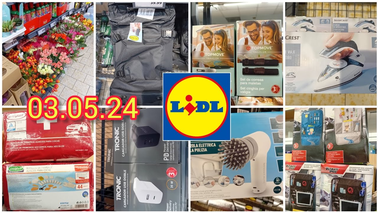 LIDL BAZAR 🛒 ❤️  ARREGLOS PLANTAS DÍA MADRE, TECNOLOGÍA, PLANCHA, VIAJES Y MÁS @Amunaysuscosas