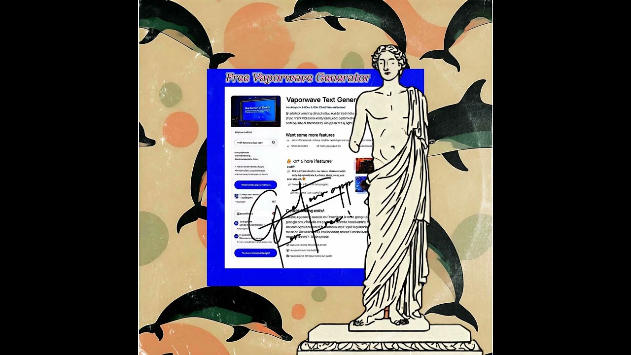 Free Vaporwave Generator - Get our app for free !
