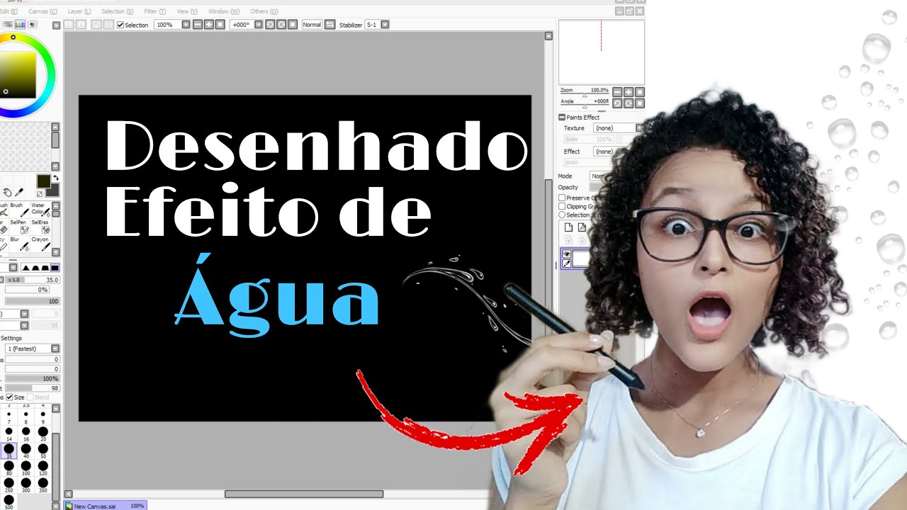 TUTORIAL   Dsenhando efeito de Água