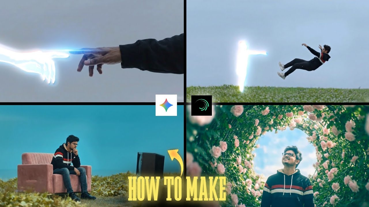 New Trending Reel viral flying video editing instagram reels gemini ai alight motion