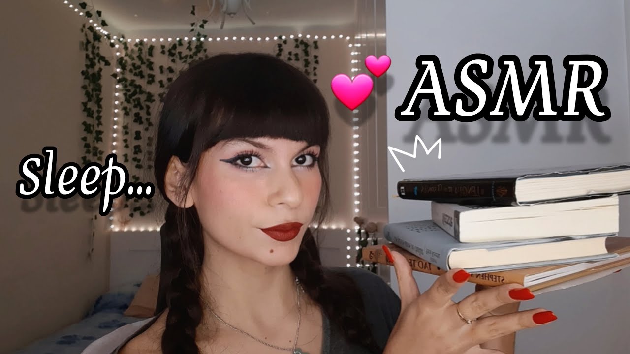 Asmr 📕 4 Libros favoritos que debes LEER y Susurros | Asmr español