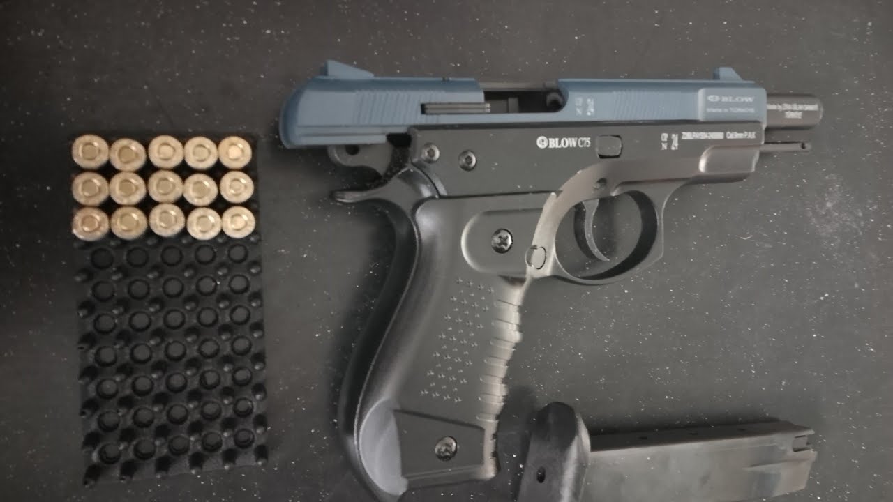 Blow C75 blank firer. Last shoot before ban.