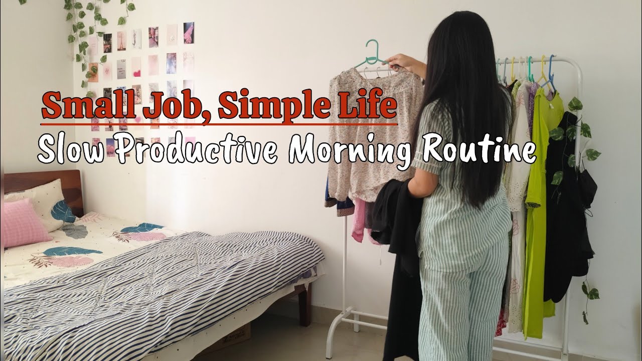 A Small Job That Sustains My Life 🌸🌿| Slow & Productive Morning Routine ✨☕ #morningroutine 