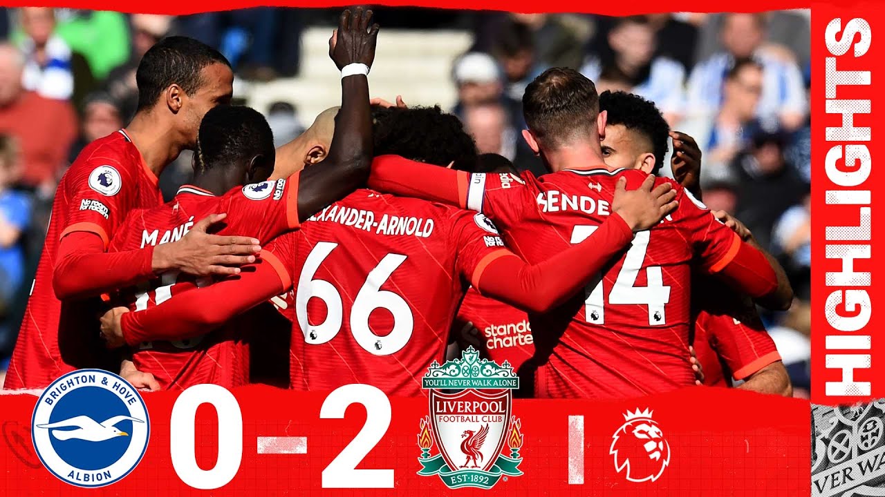 Highlights: Brighton & Hove Albion 0-2 Liverpool | Diaz & Salah fire Reds to victory on south coast