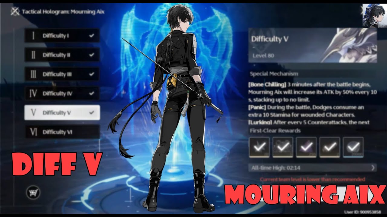 SHOWCASE || MC Havoc SOLOS Mourning Aix - DIFF V || Wuthering Waves 1.0