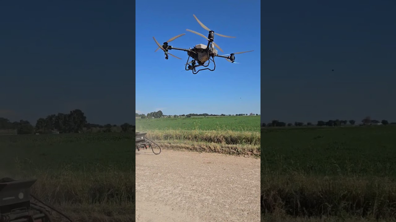 Drone farming. 