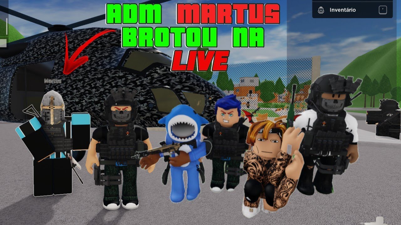 A SURPRESA ÉPICA: Adm do Zeus FPS Entra no Meio da Live! | Roblox