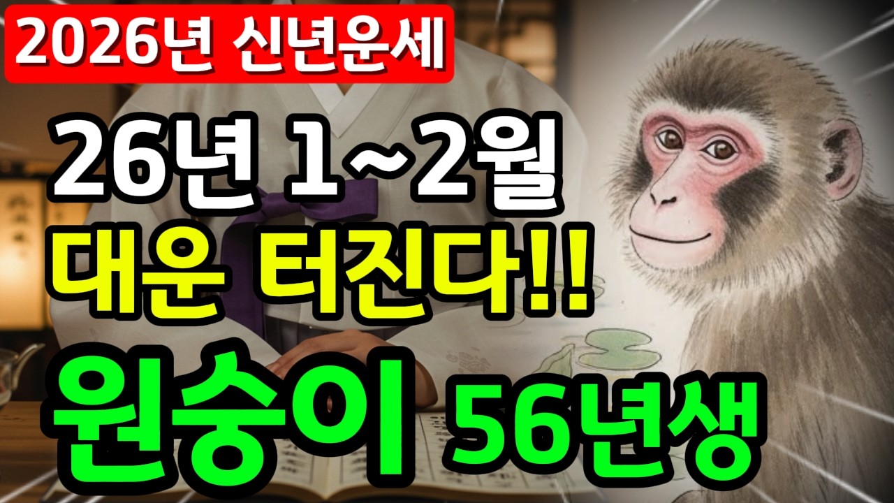 💰 1~2월 신년 운세 [원숭이띠]: 
