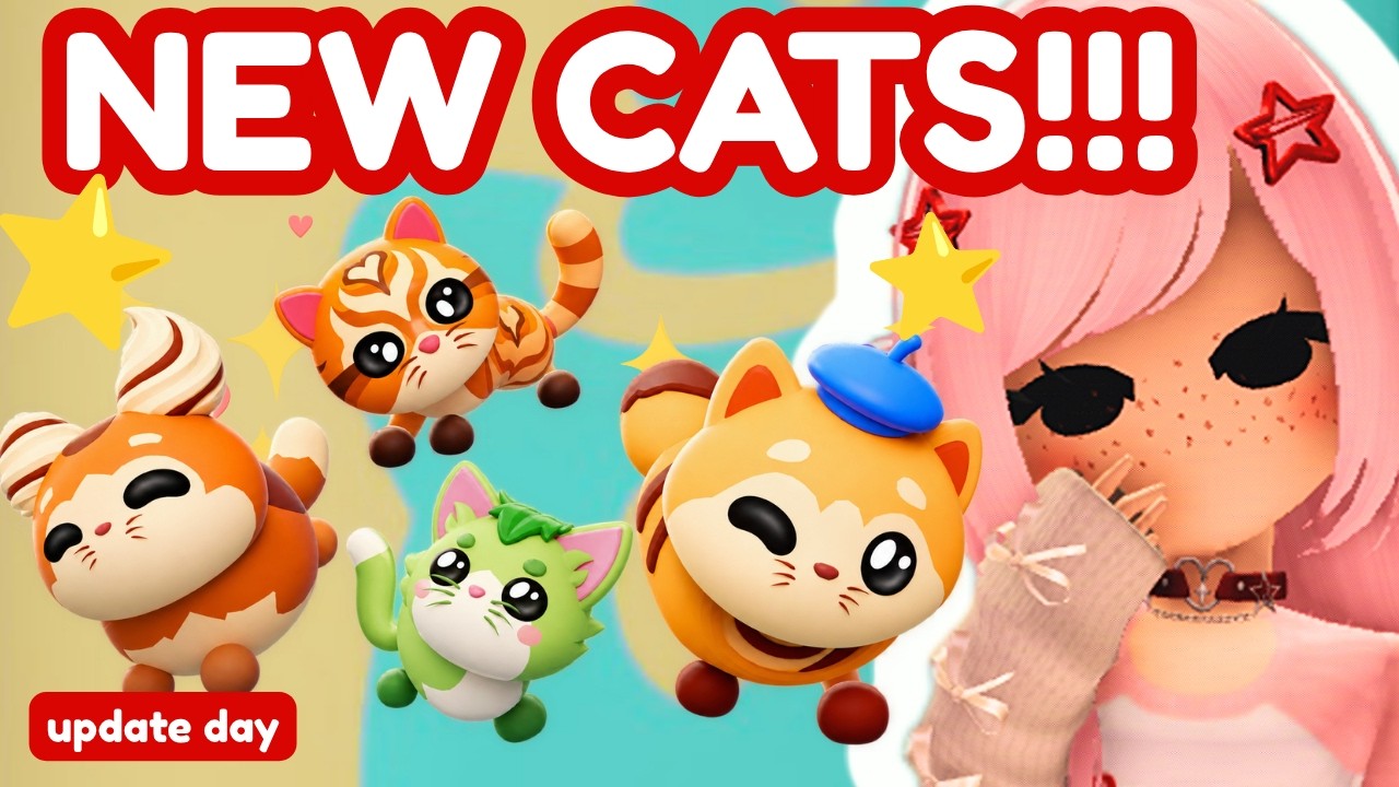 4 NEW PETS + A BRAND NEW CAT CAFE?! 🐱☕ 🔴 ADOPT ME LIVE