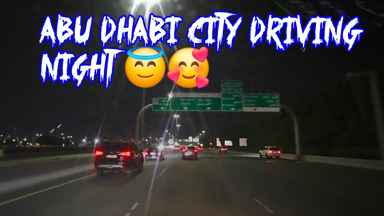 City Driving Abu Dhabi #viral #funny #nature 😇🥰