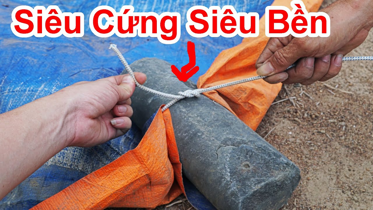 Cách Cột Dây Bạt Dựng Lều Siêu Chắc / Mẹo Cột Dây Cực Bền . how to tie the rope