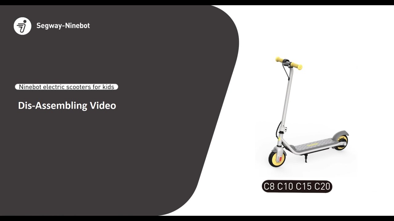 Segway Ninebot Zing C Series How-to Disassemble