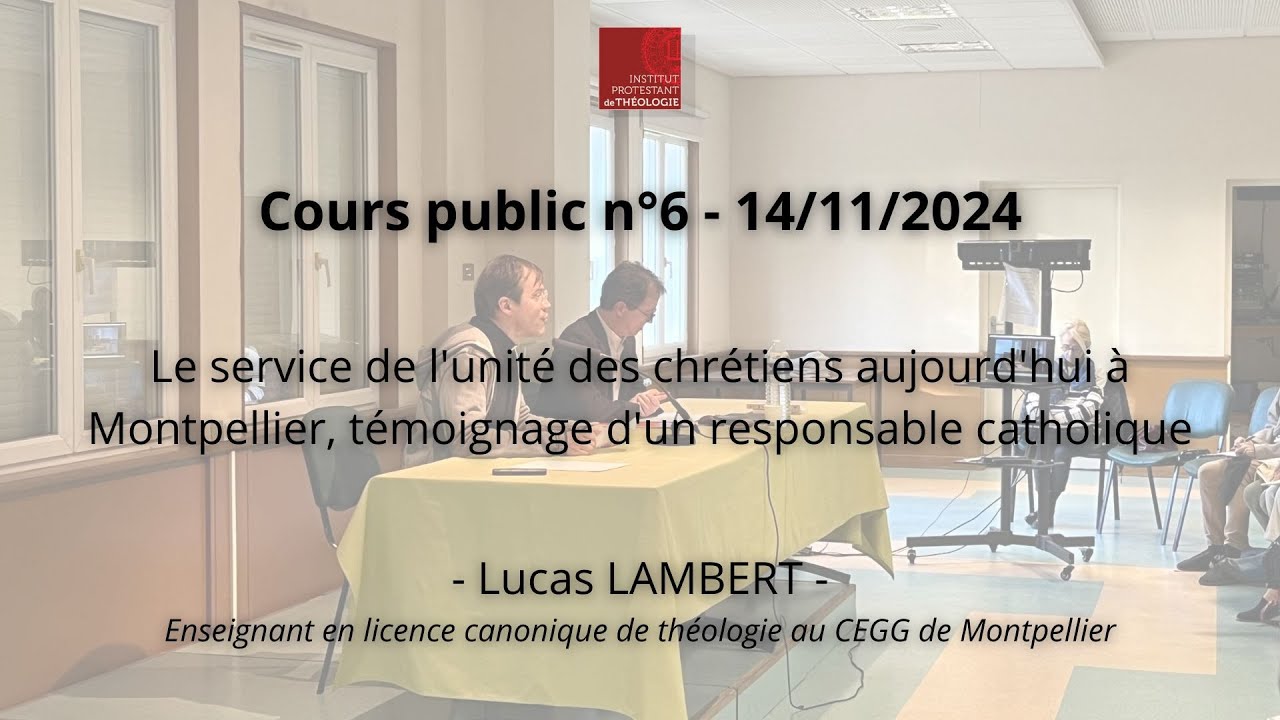 Cours public n°6 - Lucas LAMBERT