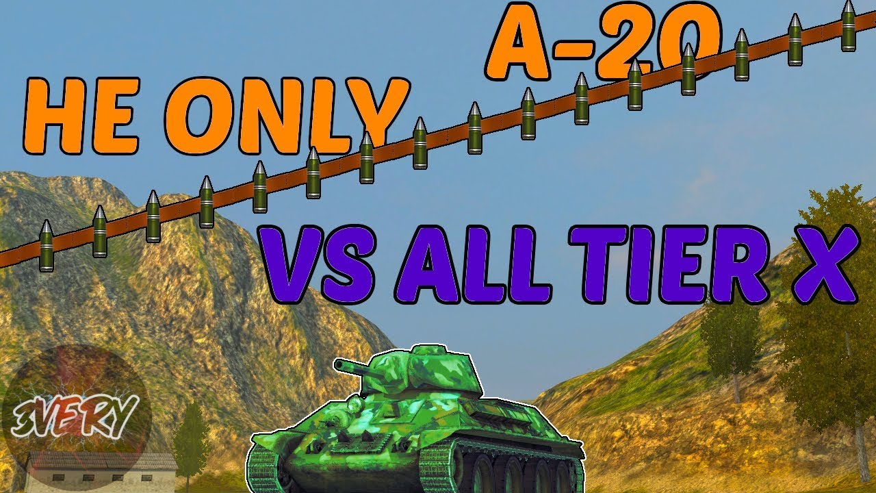 FULL HE A-20 VERSUS EVERY TIER 10 || WoTB