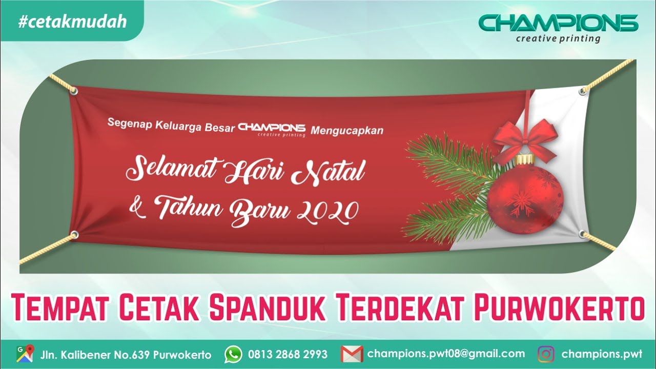 Tempat Cetak Spanduk Terdekat Purwokerto