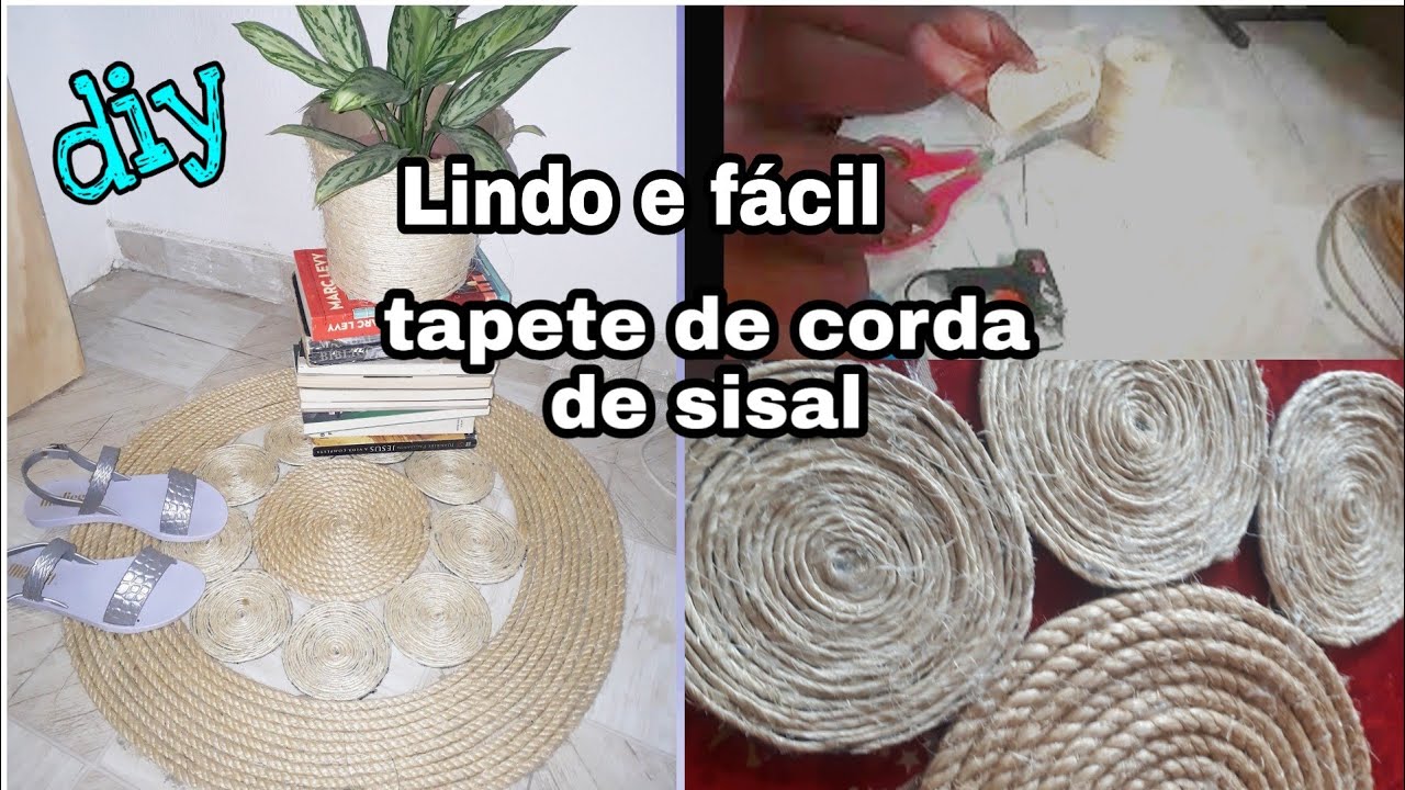 tapete de corda de sisal