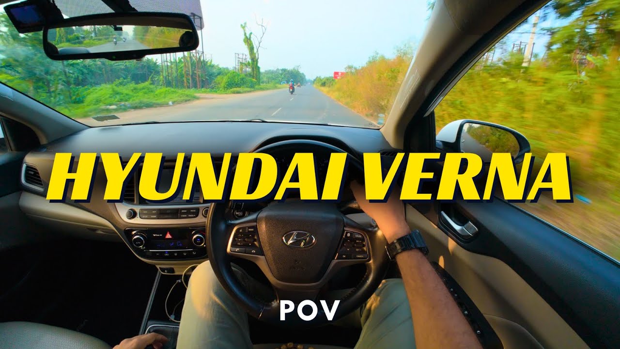 2019 Hyundai Verna Petrol Manual (121 BHP) | Relaxing ASMR Drive | 4K | Osmo Action 4 | RevVibes