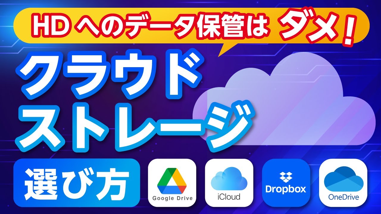 写真や動画などのデータ保存・保管方法はクラウドストレージがおすすめ！サービスの選び方や特徴を解説