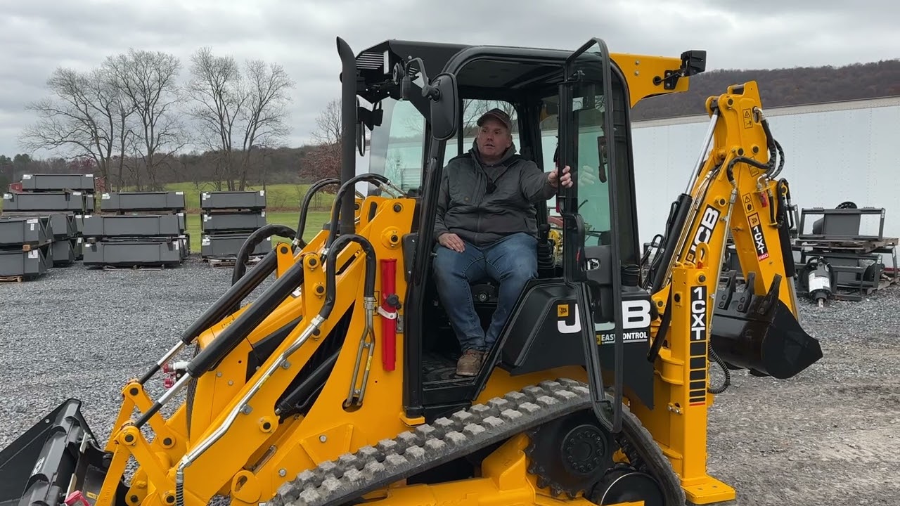 Like New 2023 JCB 1CXT Pro Rubber Track Skid Steer Loader Backhoe ONLY 23 ORIGINAL HOURS!!!