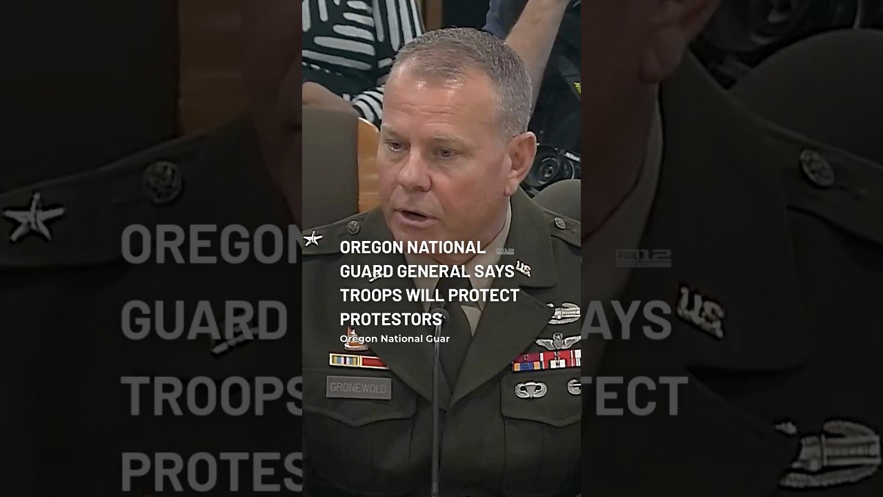 Oregon General said the National Guard troops will protect protestors if deployed to Portland.