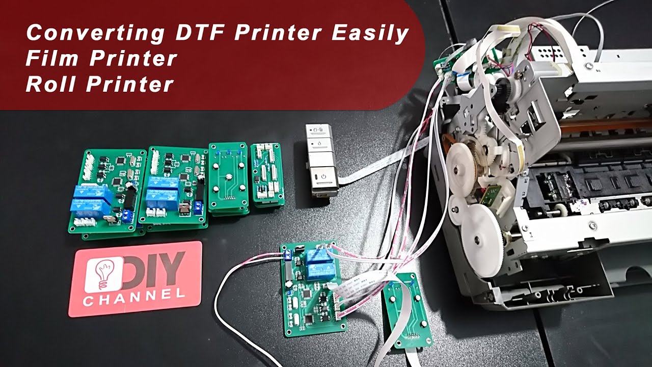 Converting DTF Printers Easily (Direct to Film) - Pet Film Printer