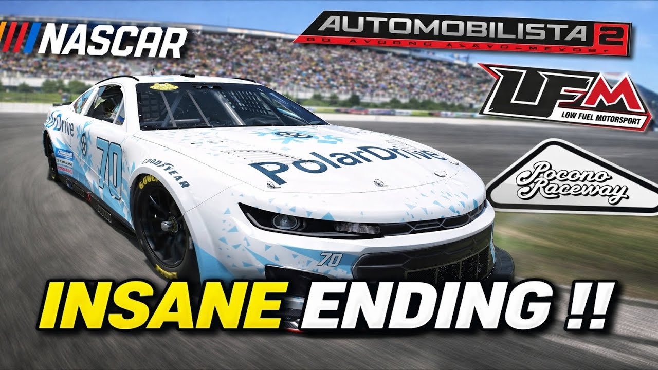 Unpredictable until the last lap - LFM - NASCAR - Pocono | Automobilista 2 1.6.9