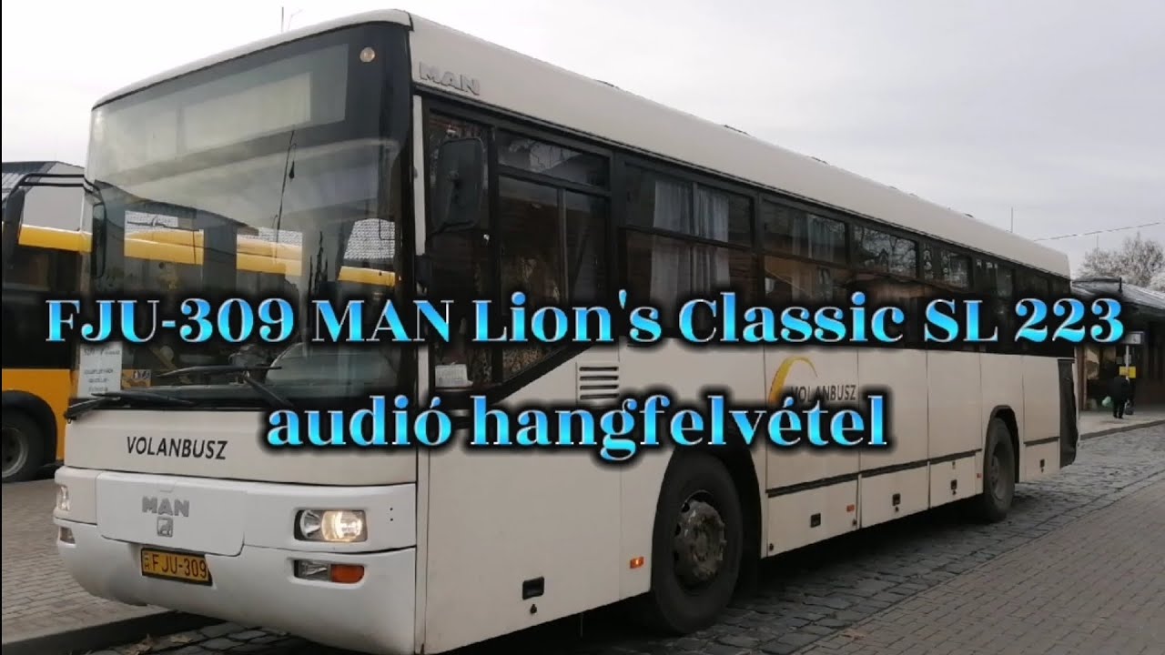 FJU-309 MAN Lion's Classic SL 223 audió hangfelvétel
