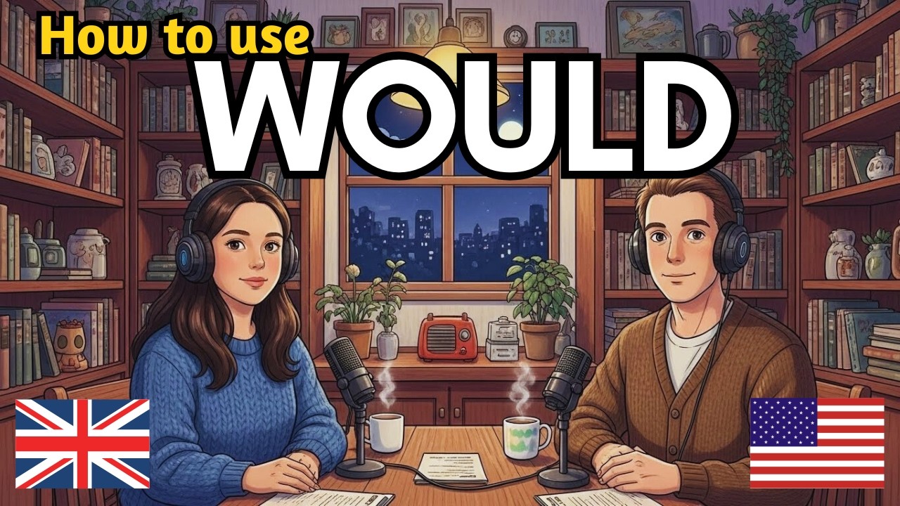 Learn English with Real Conversations Podcast | How to Use WOULD in English