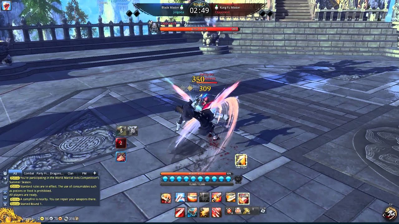 [BM] Blade and soul Blade master 30+ Hit combo [PVP]