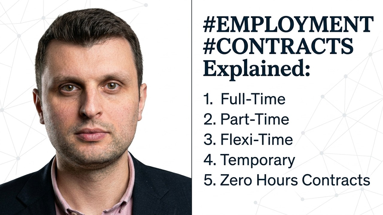 Types of EMPLOYMENT CONTRACTS Explained: Full-Time, Part-Time, Flexi-Time, Temporary, Zero Hours