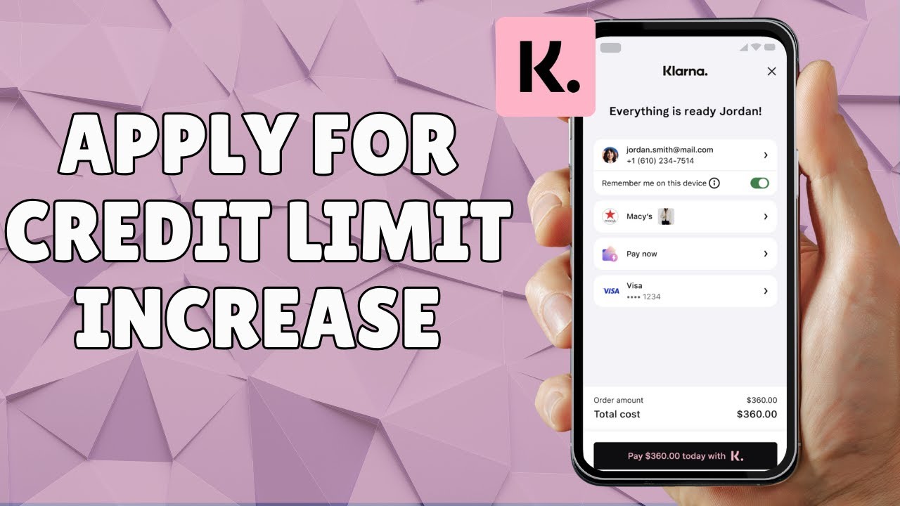 HOW TO APPLY FOR A KLARNA CREDIT LIMIT INCREASE