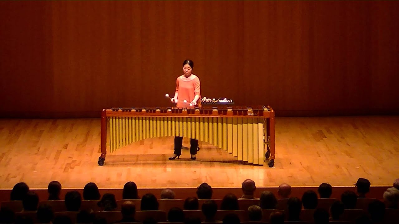 marimba solo Three Spirals/ Eric Sammut  マリンバ　木下昌子