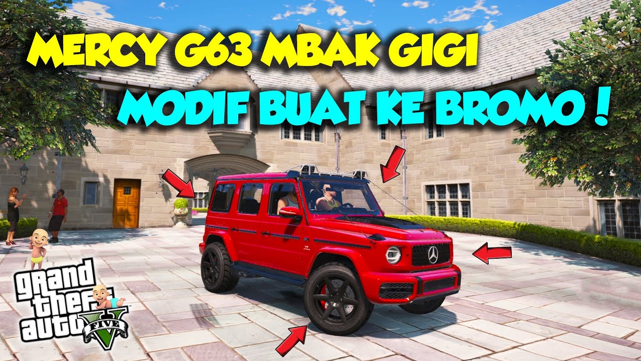 TOP ! Modif Mercy G63 Buat ke Bromo Sultan Upin Ipin Senang ! - GTA V ROLEPLAY SULTAN