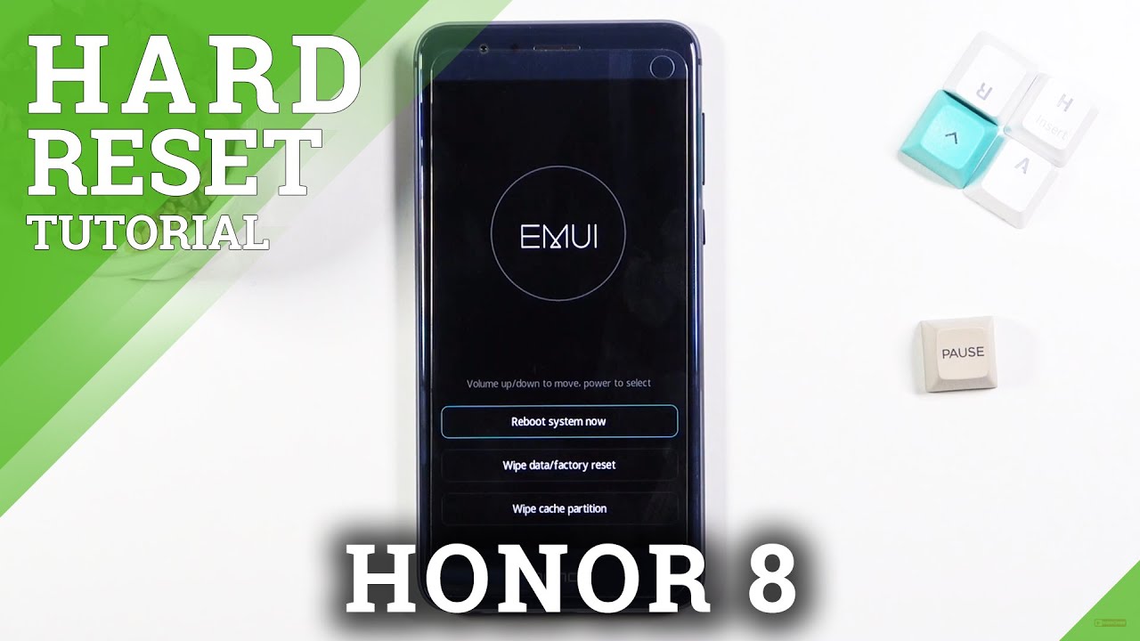 Как сделать полный сброс настроек Honor 8 через режим восстановления &mdash; найдите опцию сброса в реж...