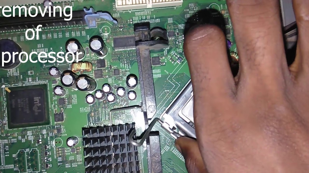 REMOVING AND REPLACING OF PROCESSOR IN DELL OPTIPLEX GX620