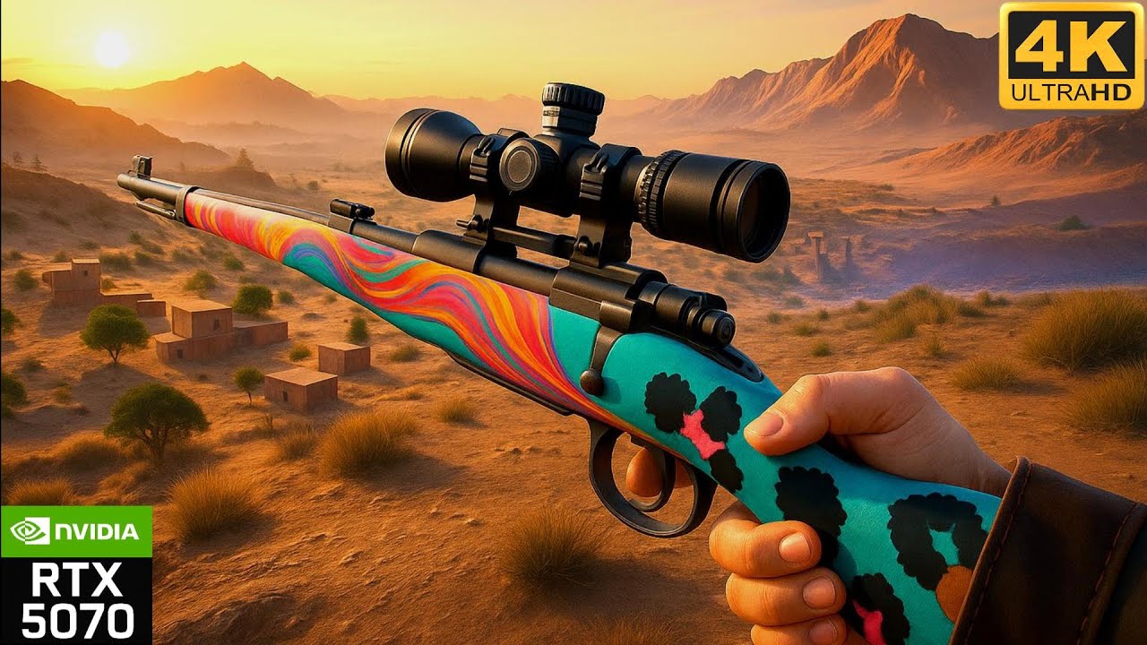 PUBG PC: Kar98k (K9) Sniper Action in Miramar | Ultra Graphics | 1-Man Squad WIN (No Commentary)