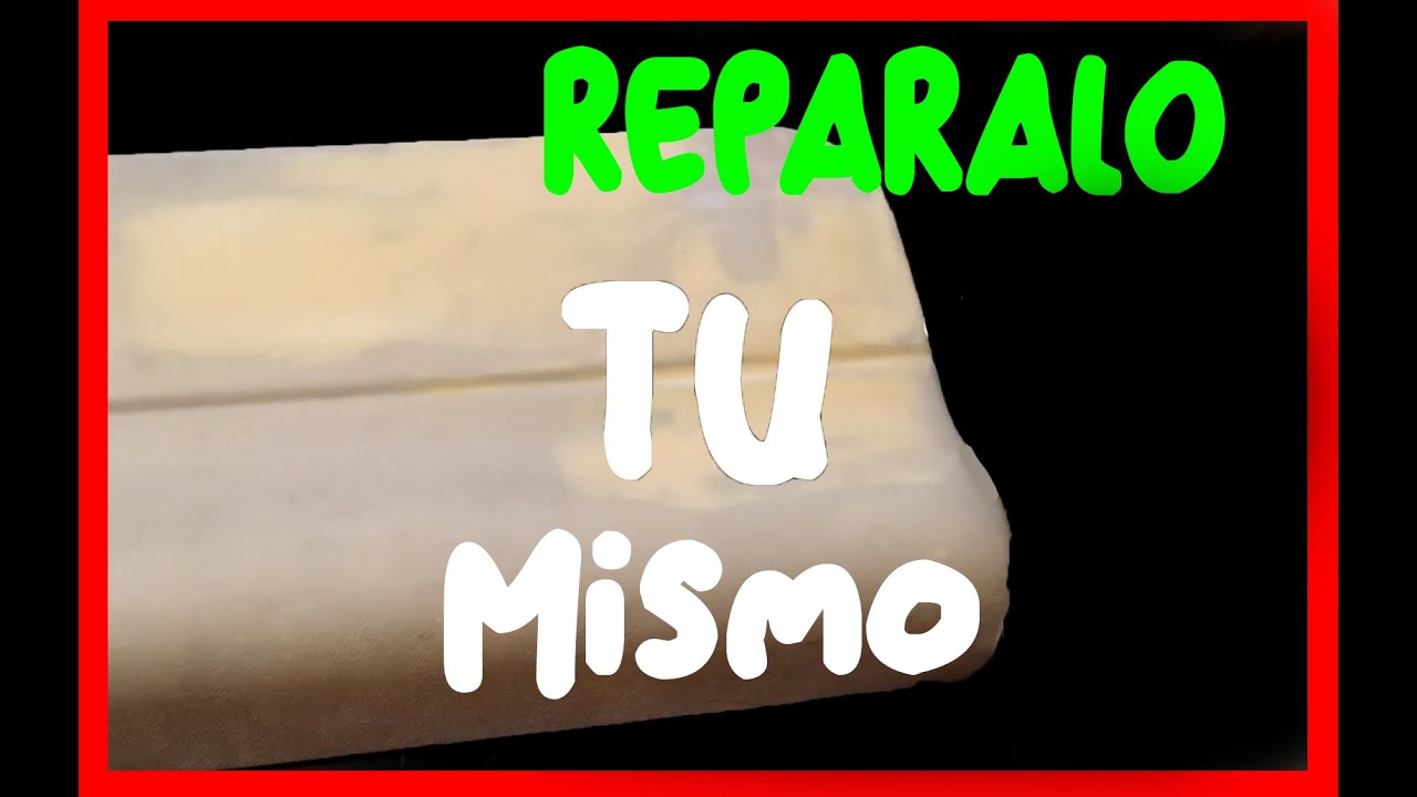 Reparar golpe Autocaravana con fibra de vidrio o masilla de poliester. Pintar exterior autocaravana.