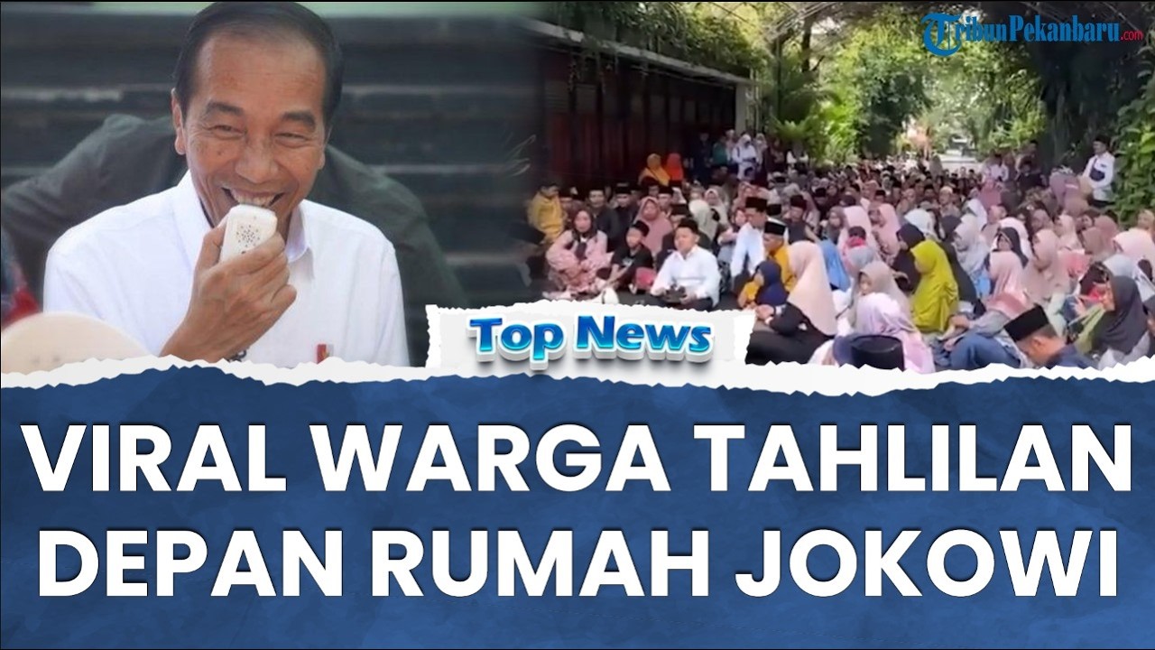 🔴 VIRAL! Warga Banyumas Gelar Tahlilan di Depan Rumah Jokowi di Solo, Kader PKB Beri Komentar Pedas