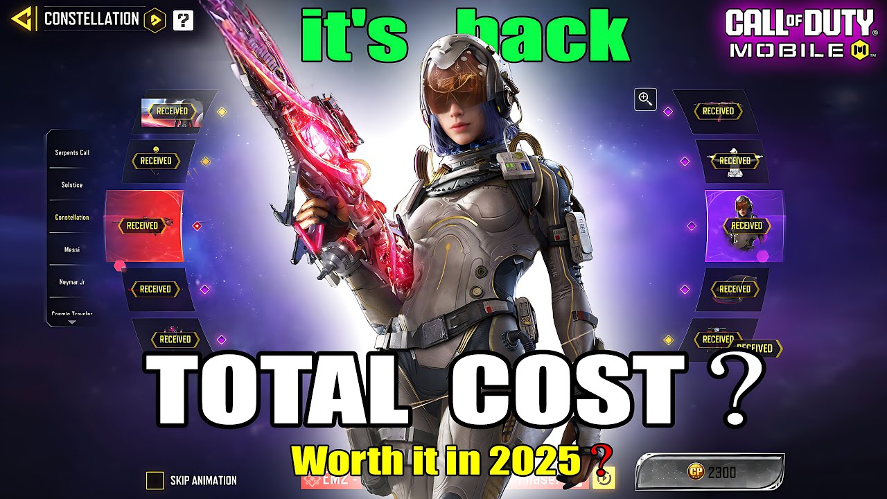 Mythic EM2 - Eclipse phaser Full Draw Total Cost? in 2025 | Constellation Mythic Drop Back in Codm