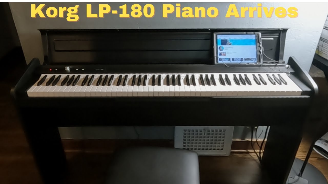 Korg LP 180 Digital Piano Arrives - Unboxing, Assembly, First Impressions