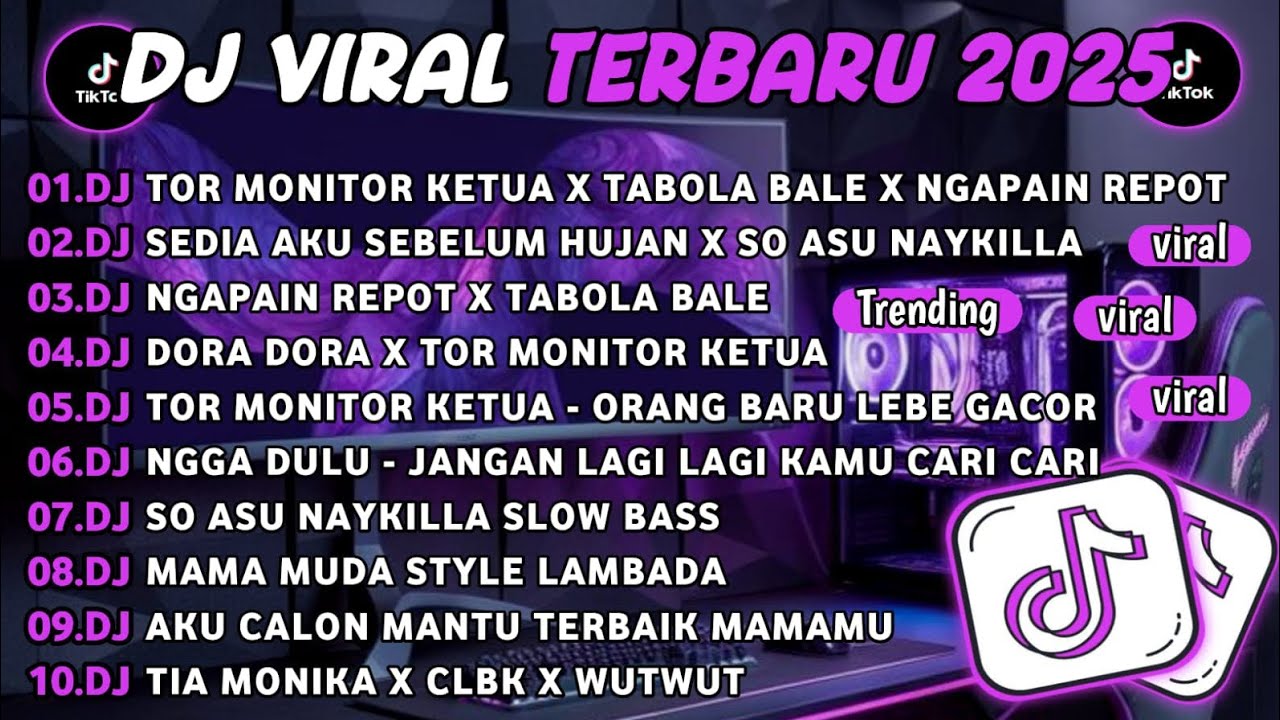 DJ TIKTOK TERBARU 2025||DJ TOR MONITOR KETUA X TABOLA BALE🎵DJ SEDIA AKU SEBELUM HUJAN FULL ALBUM 