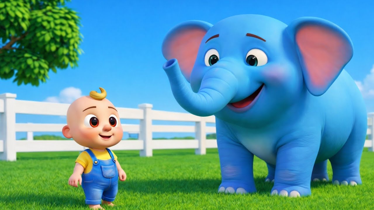 Cute Baby and Friendly Elephant Adventure | Kids Song + More Nursery Rhymes | XYZ Rhymes