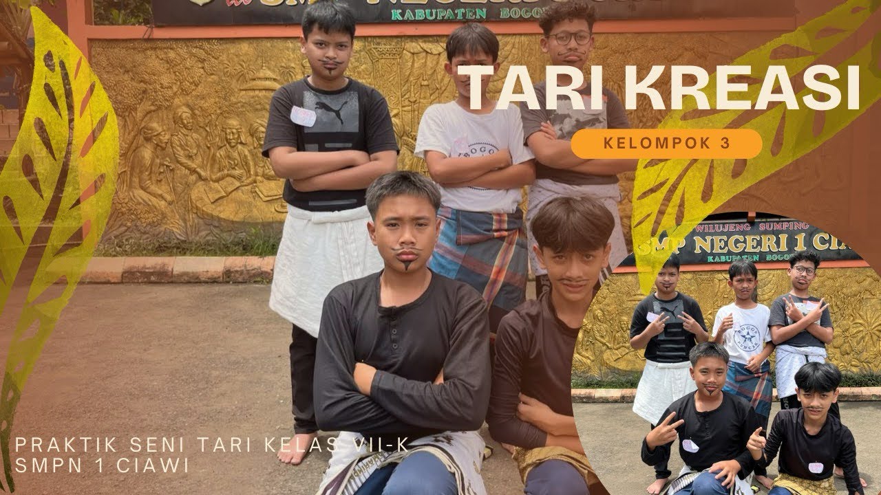 VII-K || Dokumentasi Praktik Seni Tari Siswa Kelas - KELOMPOK 3