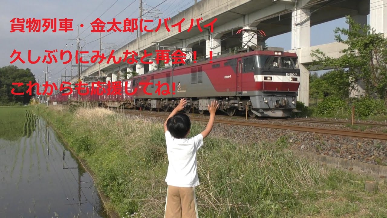 祝再開！貨物列車・金太郎にバイバイ！！