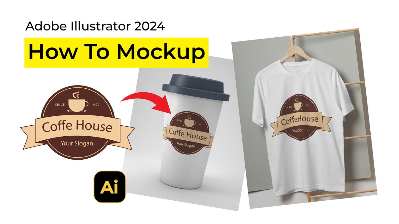 New! How to Mockup in Adobe Illustrator 2024