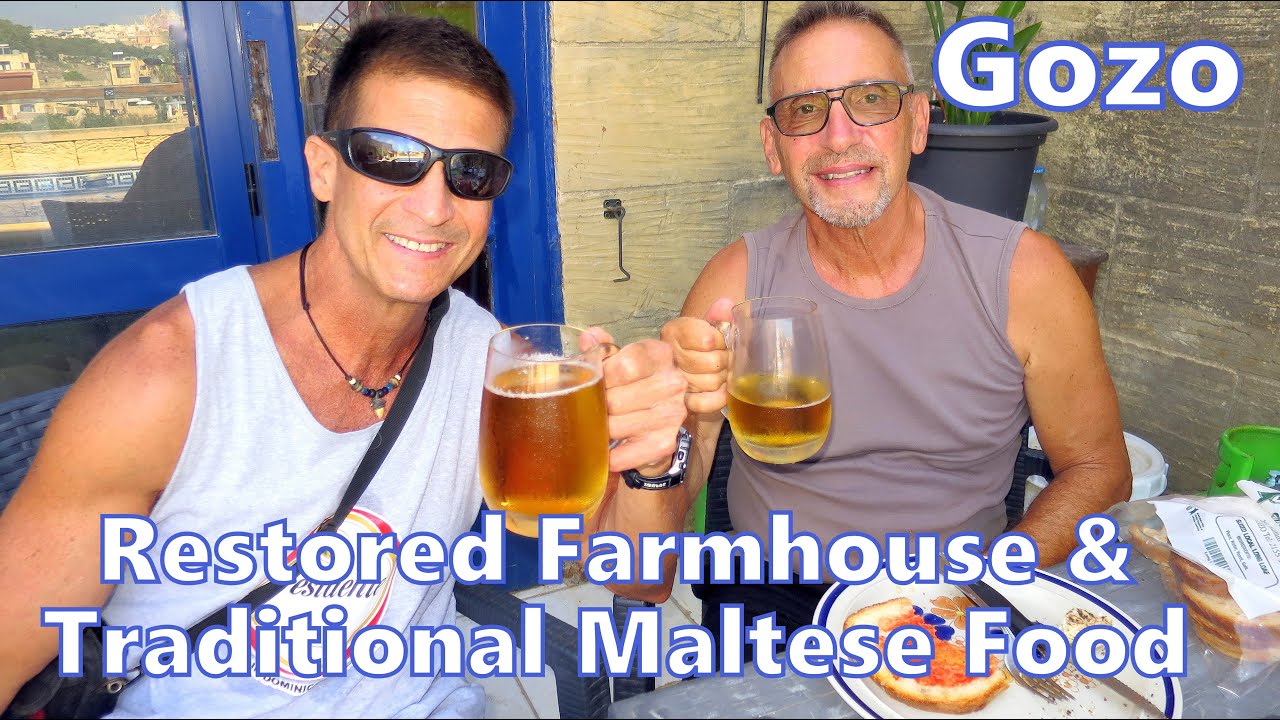 Restored Farmhouse & Traditional Maltese Food, Gozo, Malta