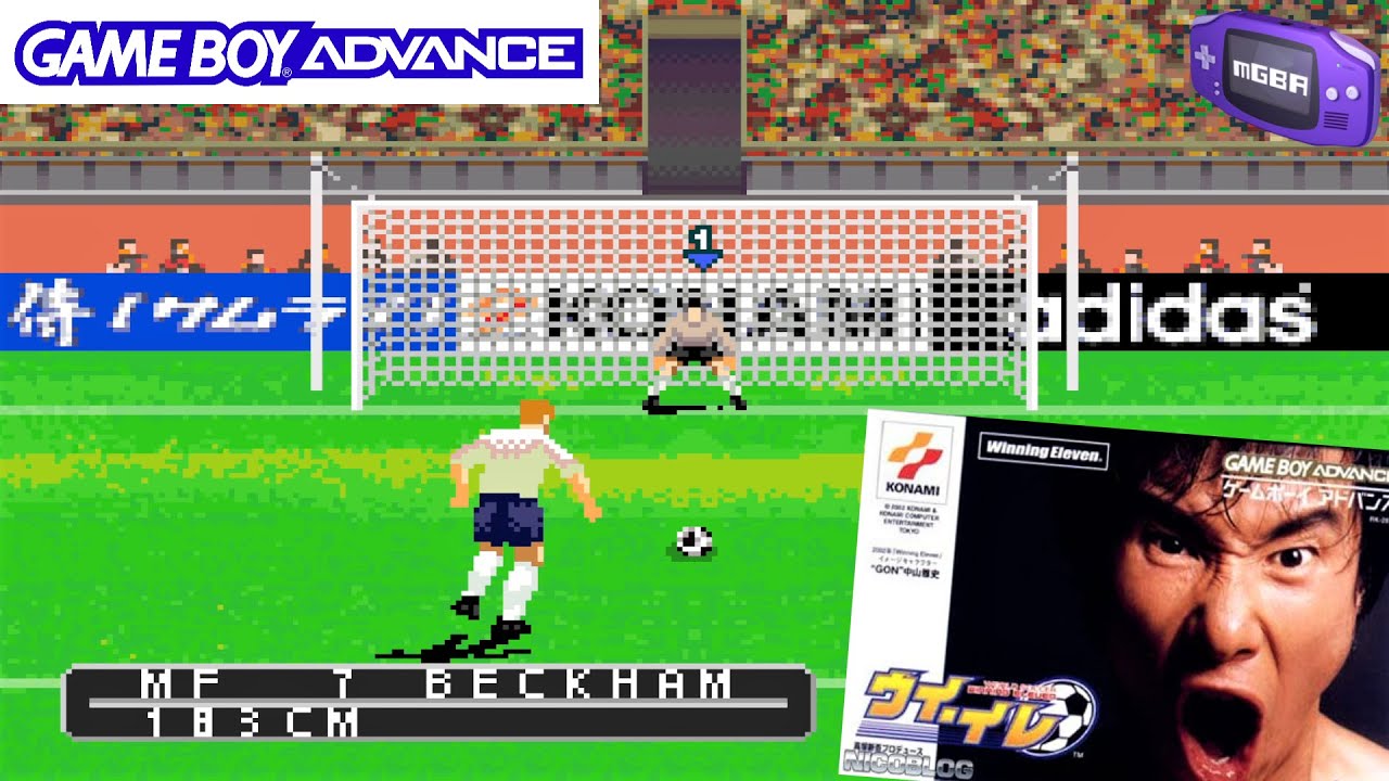 World Soccer Winning Eleven (2002) Nintendo GameBoy Advance Gameplay in HD (mGBA)
