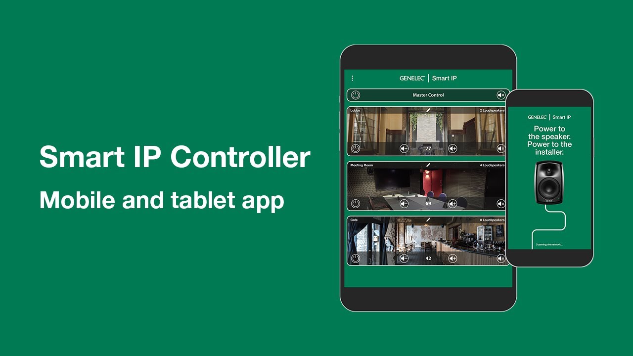 Genelec Smart IP Controller | New mobile and tablet app for Android and iOS
