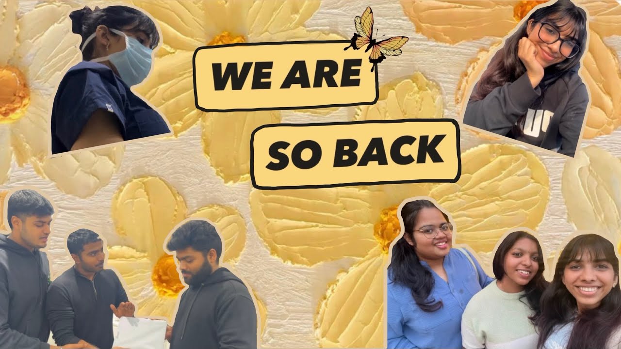 We are BACKKK after a long break!!! #trending #relatable #mbbs #new 